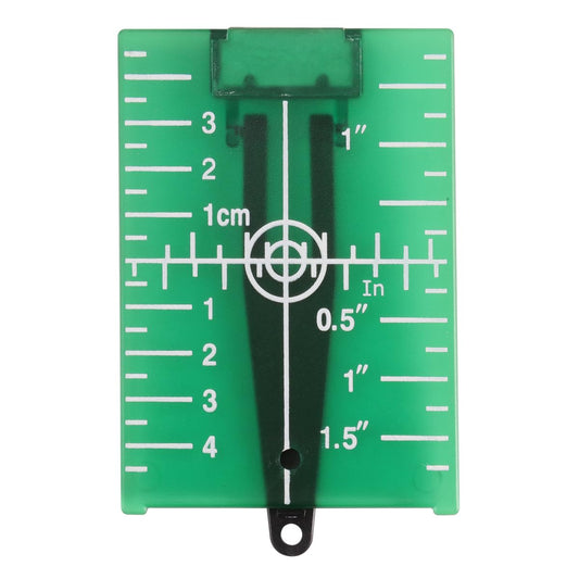 Fancyall Laser Targets, Magnetic Floor Laser Target Plate Card with Stand, Laser Target Card for Lasers Line Targets, Laser Levels Hunting Shooting Targets Accessories (Green)