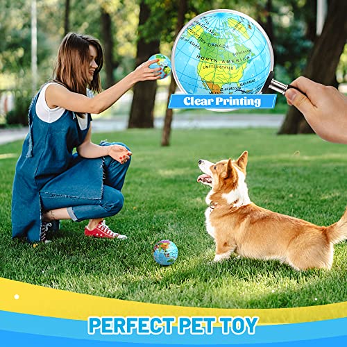 Mini Earth Stress Balls 3 Pack - Foam Globe Sensory Toys for Kids & Adults