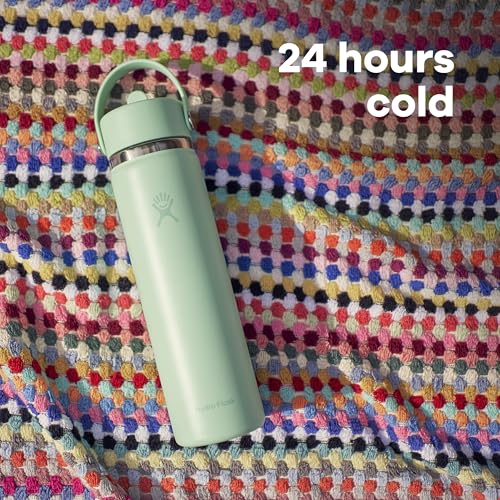 40 Oz Insulated Stainless Steel Water Bottle with Leakproof Straw Lid