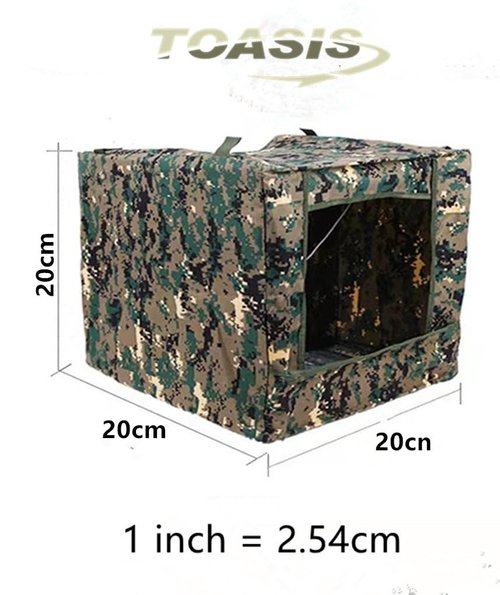 TOASIS Slingshot Target Practice Catch Box Camouflage Color Small Size 20cm x 20cm x 20cm