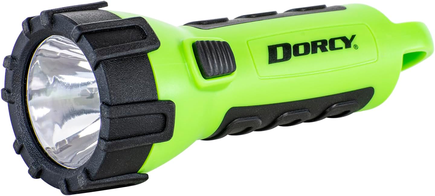 Dorcy 55 Lumen Floating Water Resistant LED Flashlight with Carabineer Clip, Pink ( 41-2509)