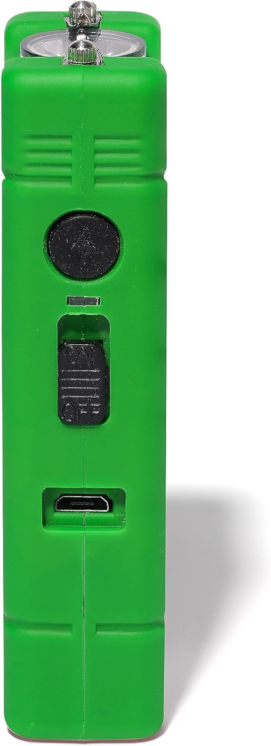 VIPERTEK VTS-881 Micro Stun Gun for Self Defense Rechargeable with LED Flashlight