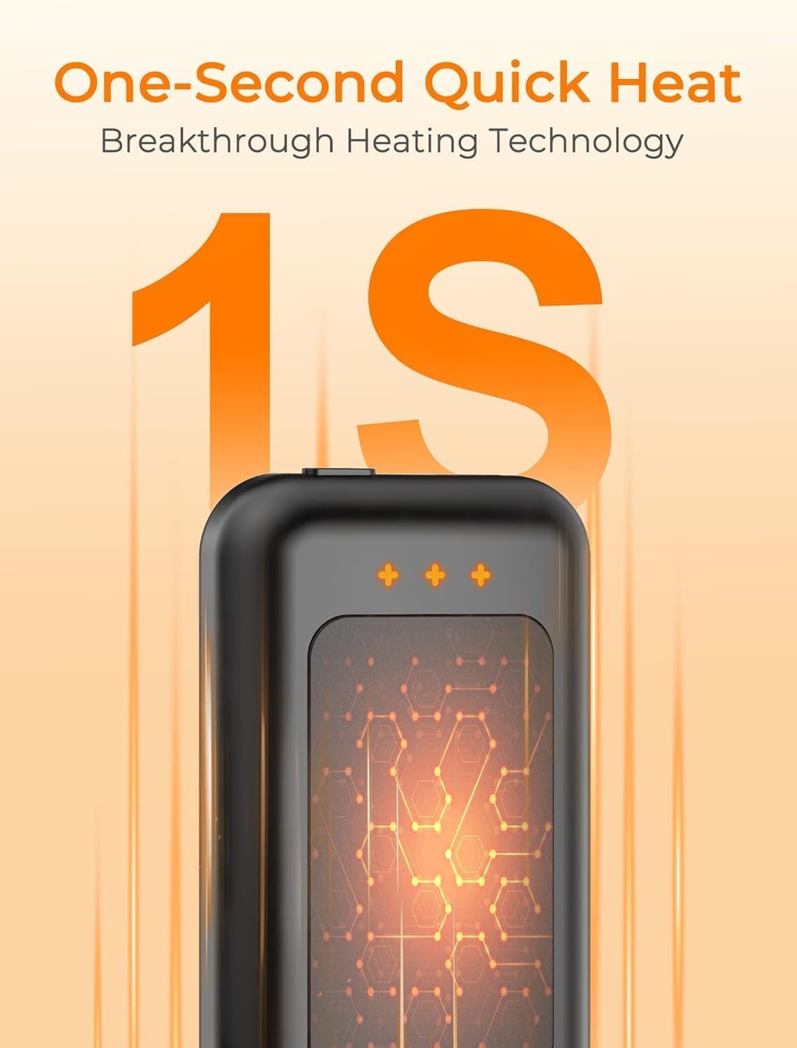 Jerritte Electric Hand Warmers Rechargeable 2 Pack, Rechargeable Hand Warmer, 16 Hrs Portable Hand Warmer for Outdoor Camping Hunting Golf Accessories, Gifts for Women Men Black