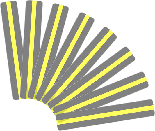 32 Pieces Guided Reading Strips Highlight Strips Colored Overlays Colorful Bookmark-Helps with Dyslexia for Students and Teacher Classroom Supply Assistant(Yellow)