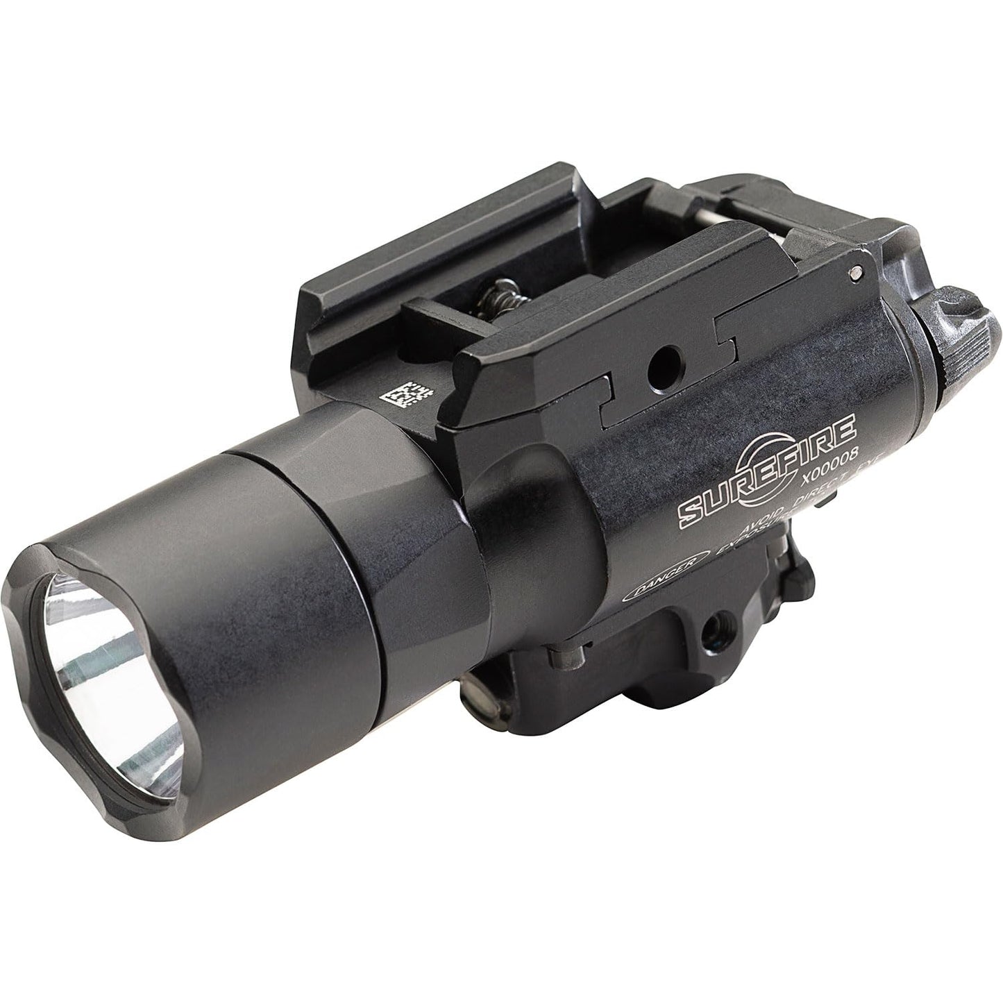 SureFire X400 Turbo 650 Lumen WeaponLight with 635 nm Red Laser, Universal/Pick Mount, 66,000 Candela, IPX4 Waterproof (X400T-A-RD)