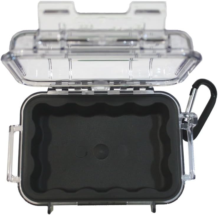 Pelican 1020 Micro Case (Black/Clear)