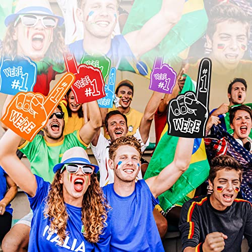 Giant Foam Finger 18 Inch Bulk Pack of 24 - Sports Cheerleading Hand
