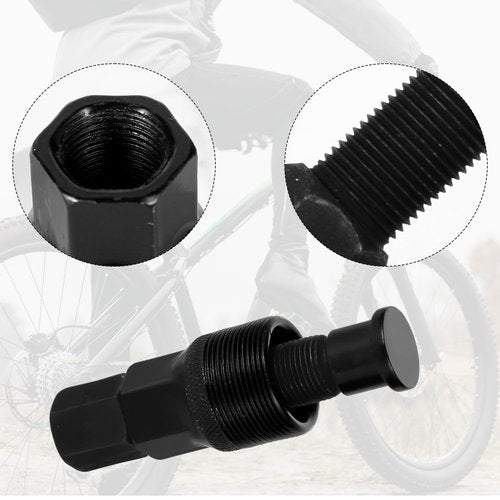 Bicycle Crank Puller, Crank Arm Puller Bike Crank Removal Tool Crankset Puller Tool Crank Remover for Bicycle Repair and Maintenance (Black)