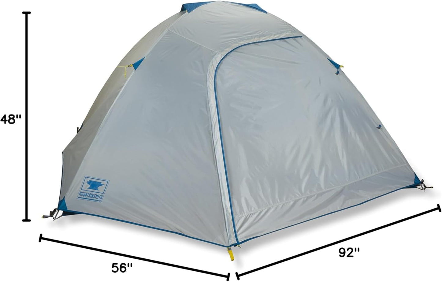 Mountainsmith Bear Creek 2 or 4 Person Tent, Includes Rain Fly, Footprint and Carry Storage Bag, Lightweight Outdoor Tent for Camping, Backpacking, and Hiking