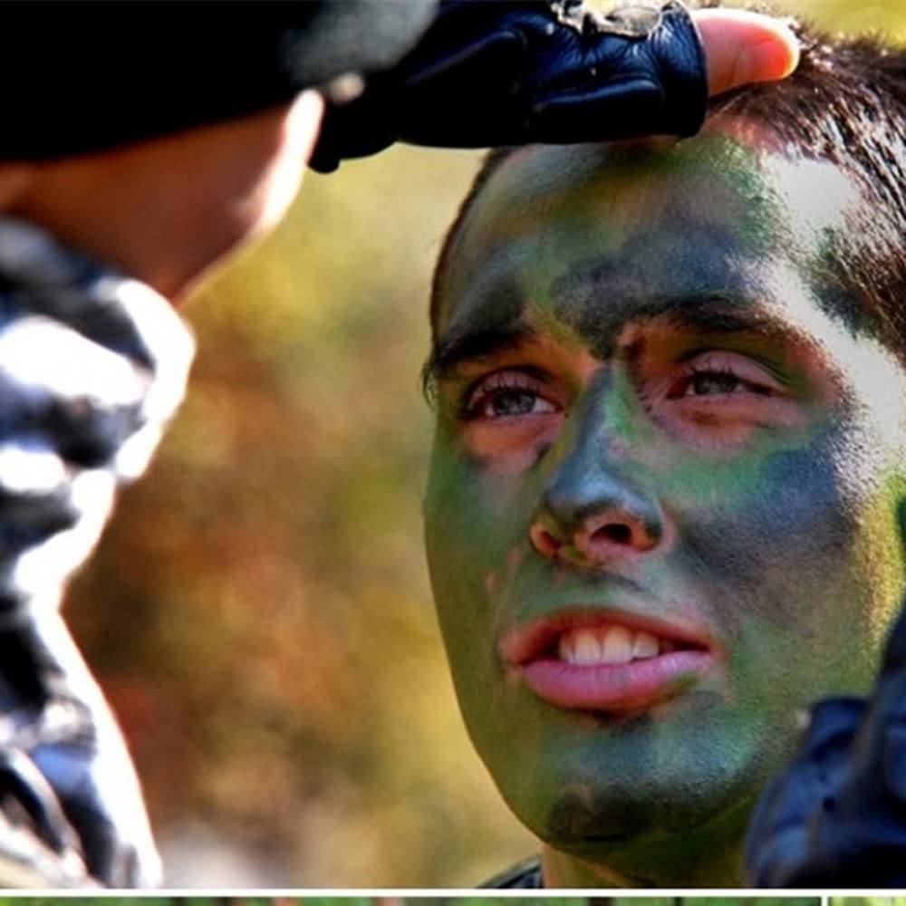 Go Ho 3 Colors Eye Black Camo Face Paint,Bulk Eye Black Baseball/Softball/Football Accessories,Football Stick Sport,Camo/Hunting Face Paint Stick,Hunting Accessories