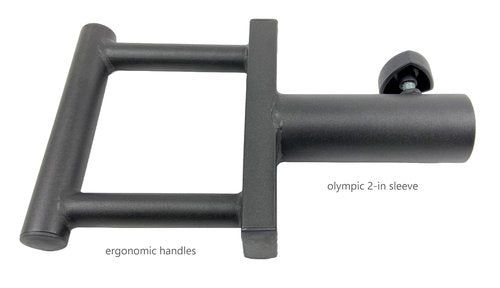 Trenbon Single Press Landmine Attachment Handle for Exercise Barbell Home Gym Equipment (Black Olympic 2-inch)