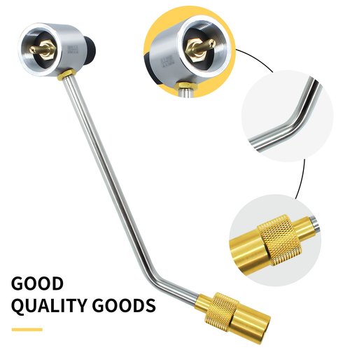 MCAMPAS 1lb Propane Regulator Tube for Stansport 189-100 | LP Gas Pressure Regulator Replacement | Compatible with Camp Chef Everest 2X, Jetboil Genesis Basecamp