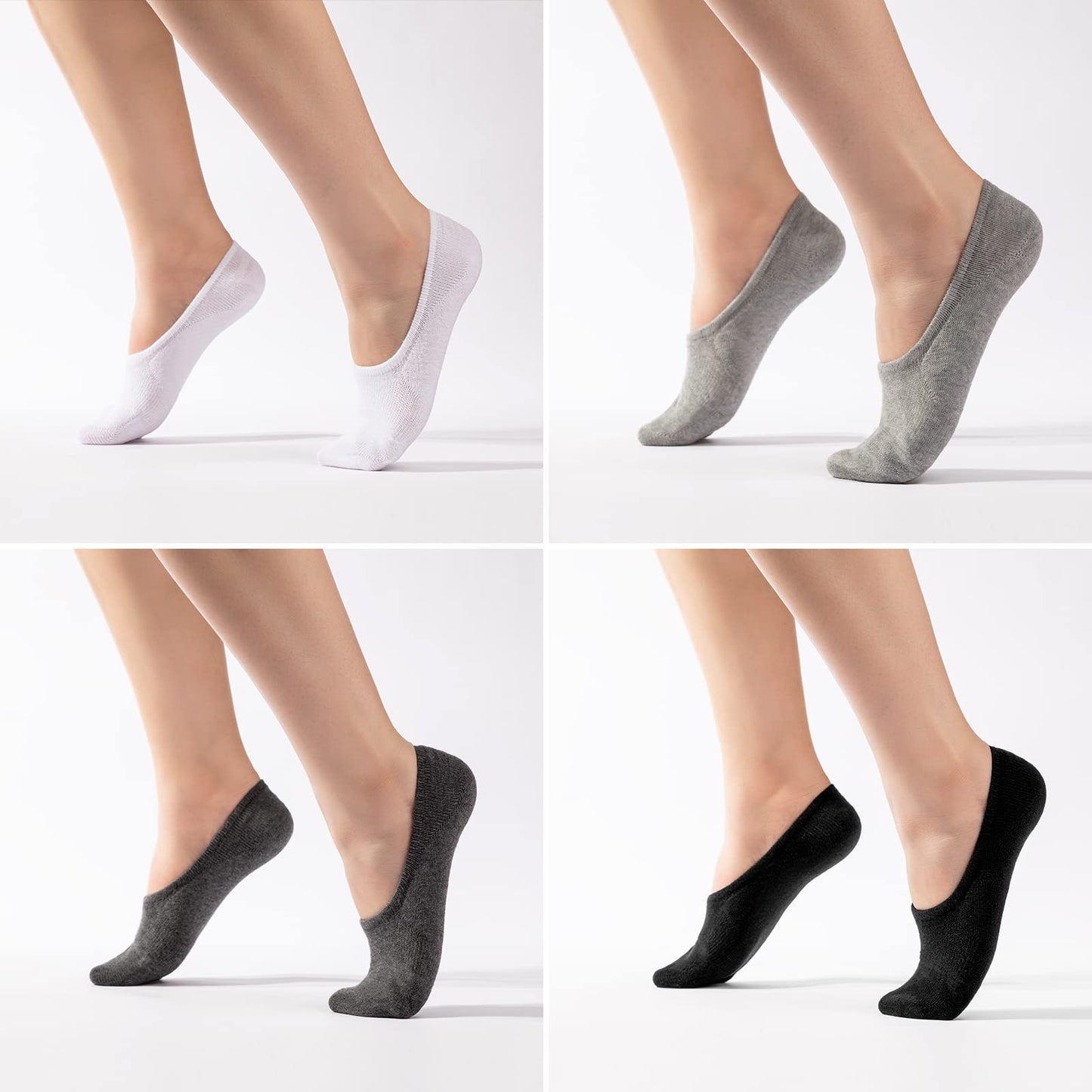 IDEGG Women and Men No Show Socks Low Cut Anti-slid Athletic Running Novelty Casual Invisible Liner Socks