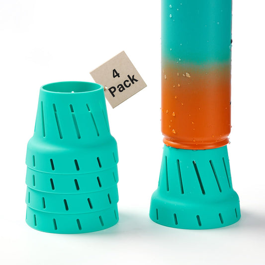 JINIHFW Bottle Drying Rack,Faster Dry Rack Dryer and Coaster for Stanley Cup Accessories,Water Bottle Drying Rack Fits Tumbler, Travel Mugs (Teal,4PACK)