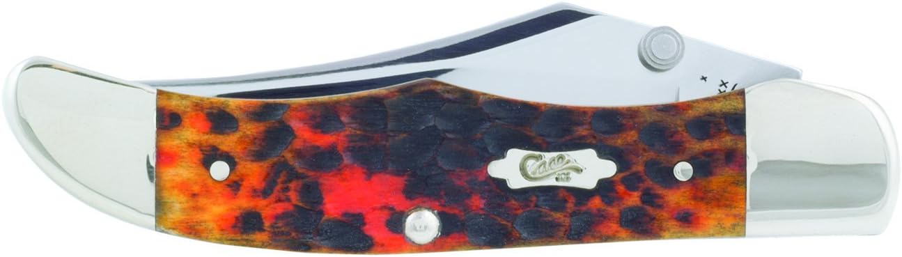 Case WR XX Pocket Knife Brown Rosewood Folding Hunter Item #189 - (6265Sab SS) - Length Closed: 5 1/4 Inches