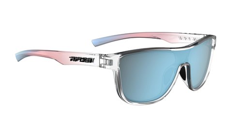 Tifosi Optics Sizzle Sunglasses (Avant Clear - Smoke Bright Blue Mirror Lens)