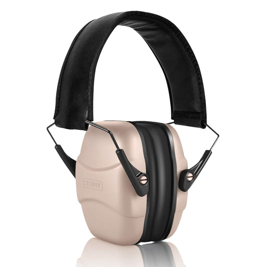 ucho 34dB Slim Noise Shooting Ear Protection - Special Designed Ear Muffs Lighter Weight & Maximum Hearing Protection (Pink)