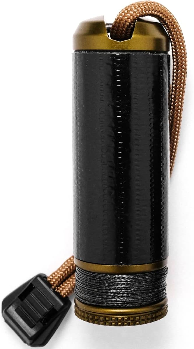 Exotac ripSPOOL Lightweight Bushcraft and Survival Complete Field Repair Kit and FireCord Lanyard for First Aid, Fire-Starting, Tool Creation, Fishing, and Navigation Tasks, Made in The USA