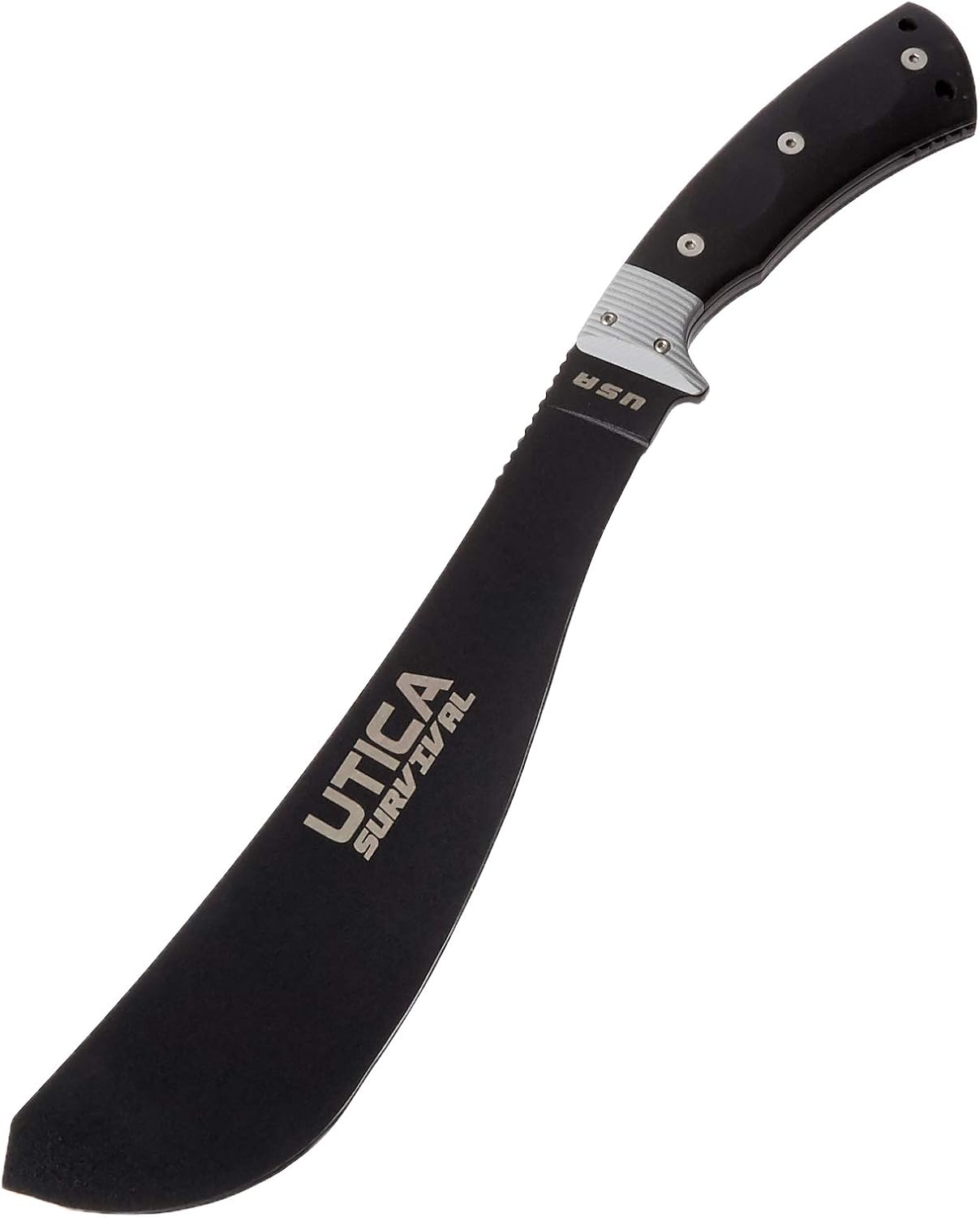 Utica USA Since 1910 – Stealth I, Machete and has Micarta Handle is Made in USA. Perfect Survival Tool, Hunting, Camping or Any Outdoor Activities