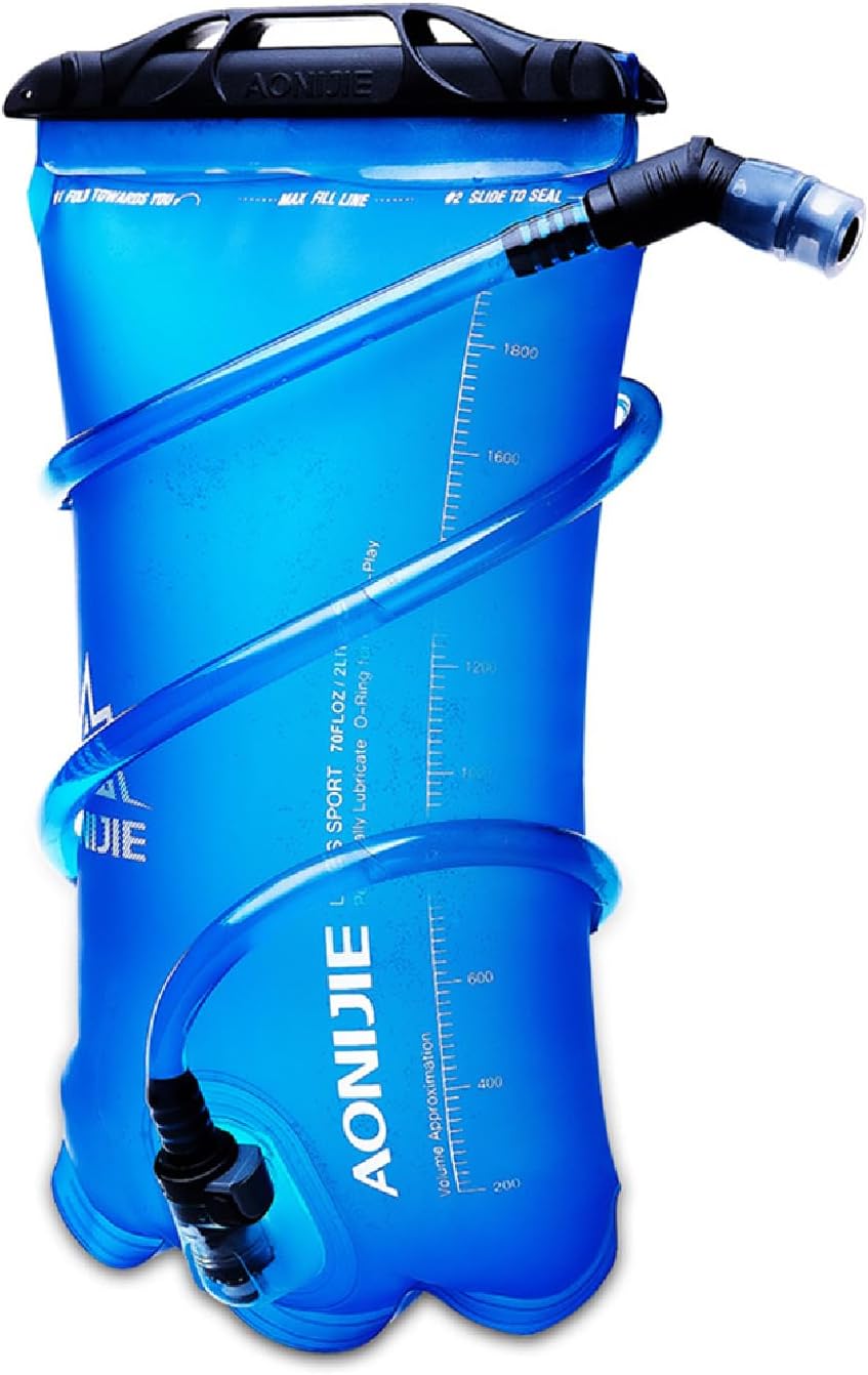 JEELAD TPU Hydration Bladder Water Bladder Ultra-Durable Water Storage Bladder for Hydration Backpacks Outdoor Hiking Running Cycling Camping Climbing