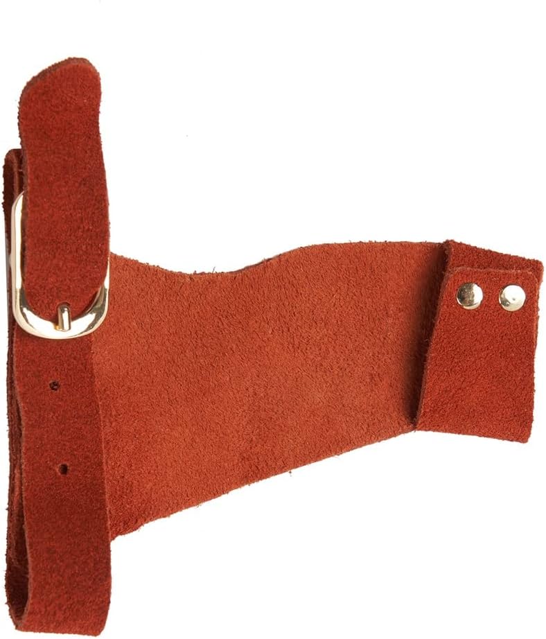 TOPARCHERY Arrow Gloves 2 Finger Protective Guard Leather for Right Left Hand Hunting Shooting Target Recurve Horse Bow