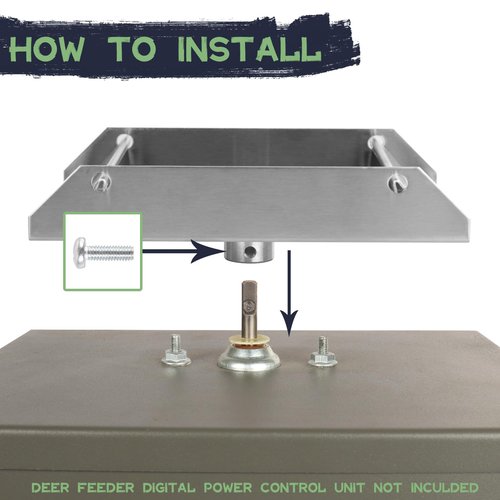 Highwild 12-Volt Spinner Plate for Deer Feeder - 1/4”