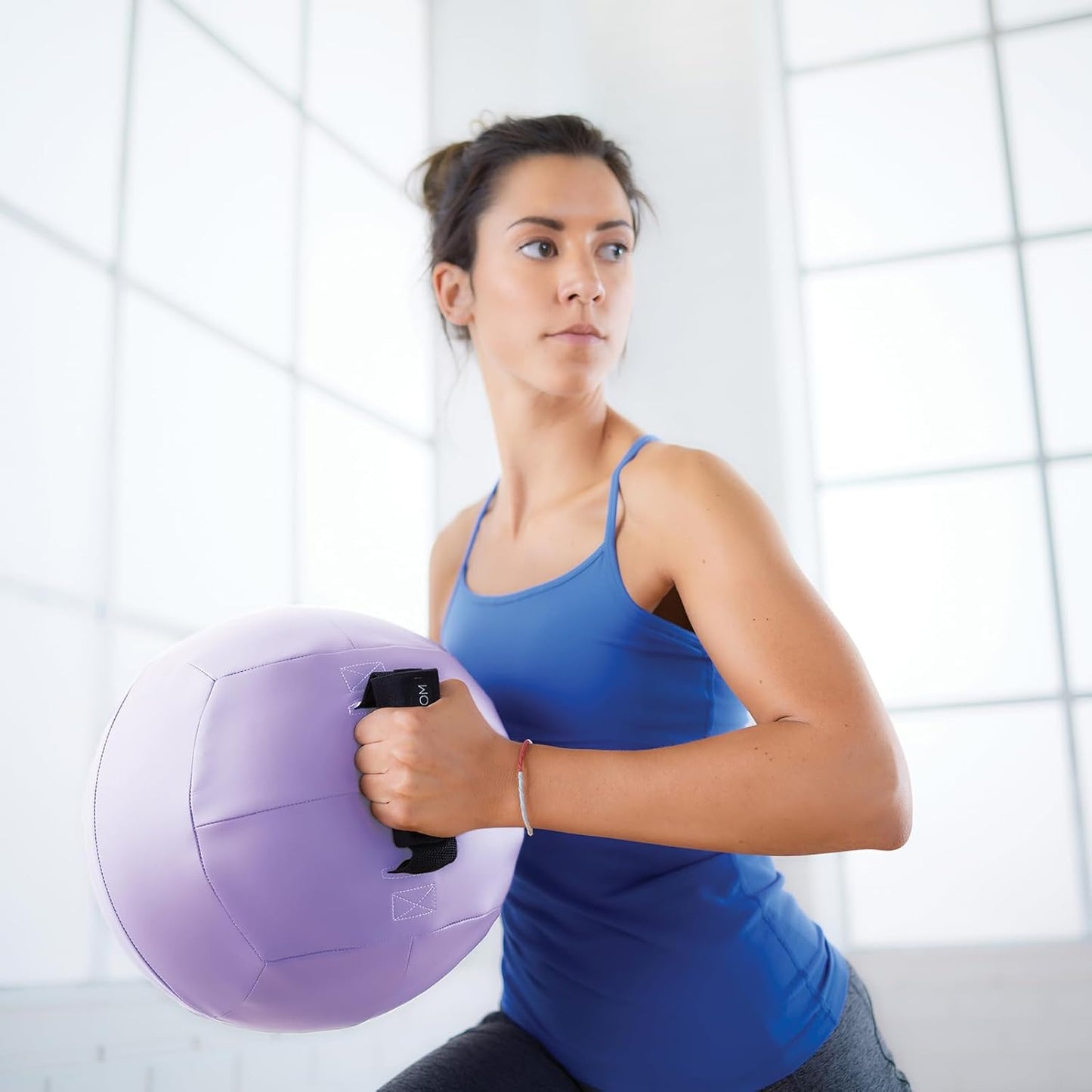 Merrithew Twist Ball with Hand Pump, Purple