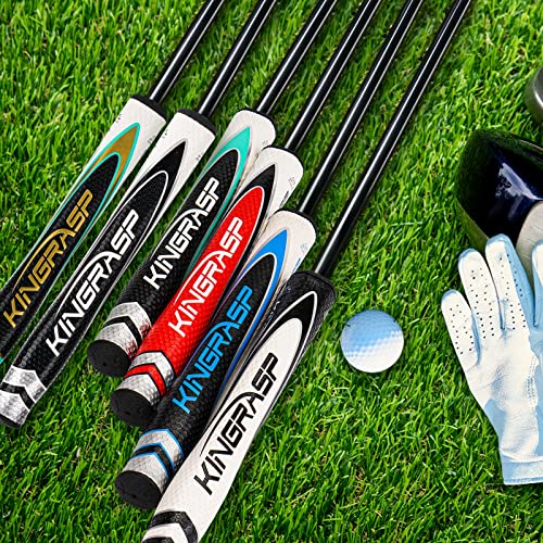 Oversized Golf Putter Grip 2.0/3.0 Lightweight EVA & PU Leather, Black Red / 3.0