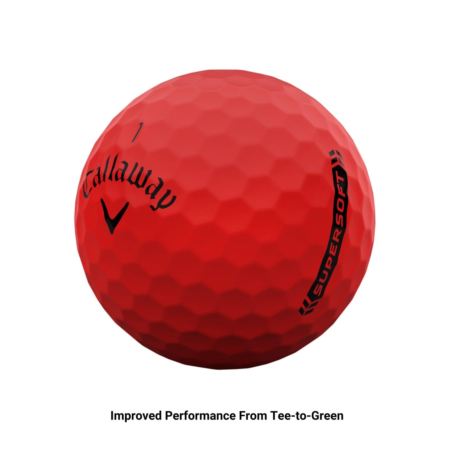 Callaway Golf Supersoft Golf Balls (2023, Red)