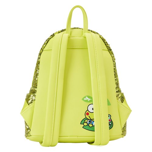 Loungefly Sanrio Sequin Keroppi Green Mini Backpack
