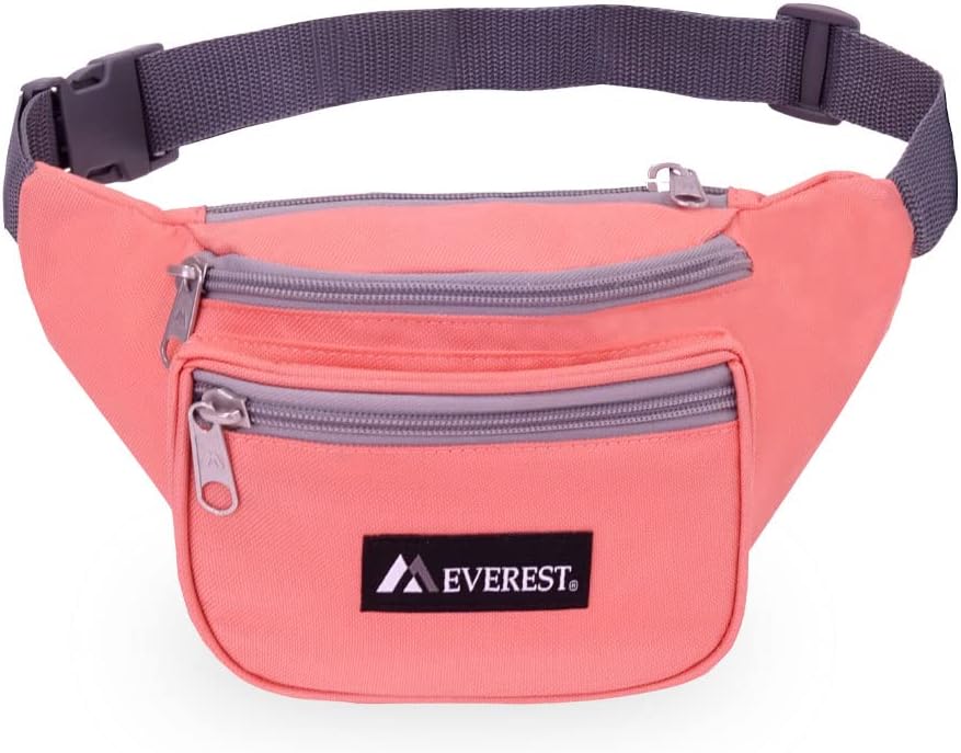 Everest Signature Coral Waist Pack - Stylish, Durable, One Size