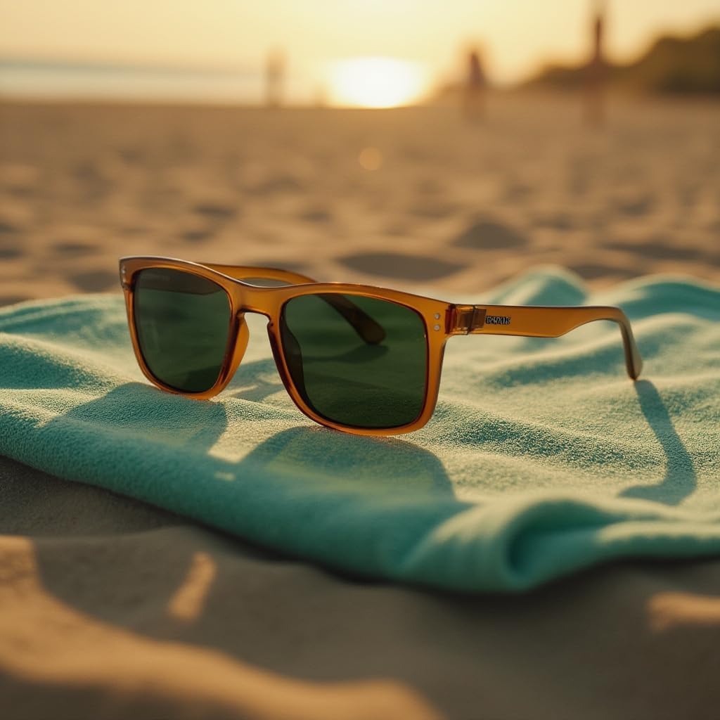 CARVE Goblin Sunglasses – Bold Rectangular Shades, 100% UV Protection, Lightweight & Comfortable, The Ultimate Everyday Vibe