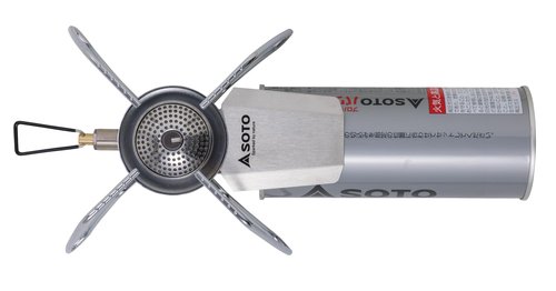 SOTO Regulator Camping Stove, Single Burner Butane Stove, Portable Backpacking Stove for Outdoor Cooking, Camping, Hiking - Stealth Igniter Installed. Shipped empty.