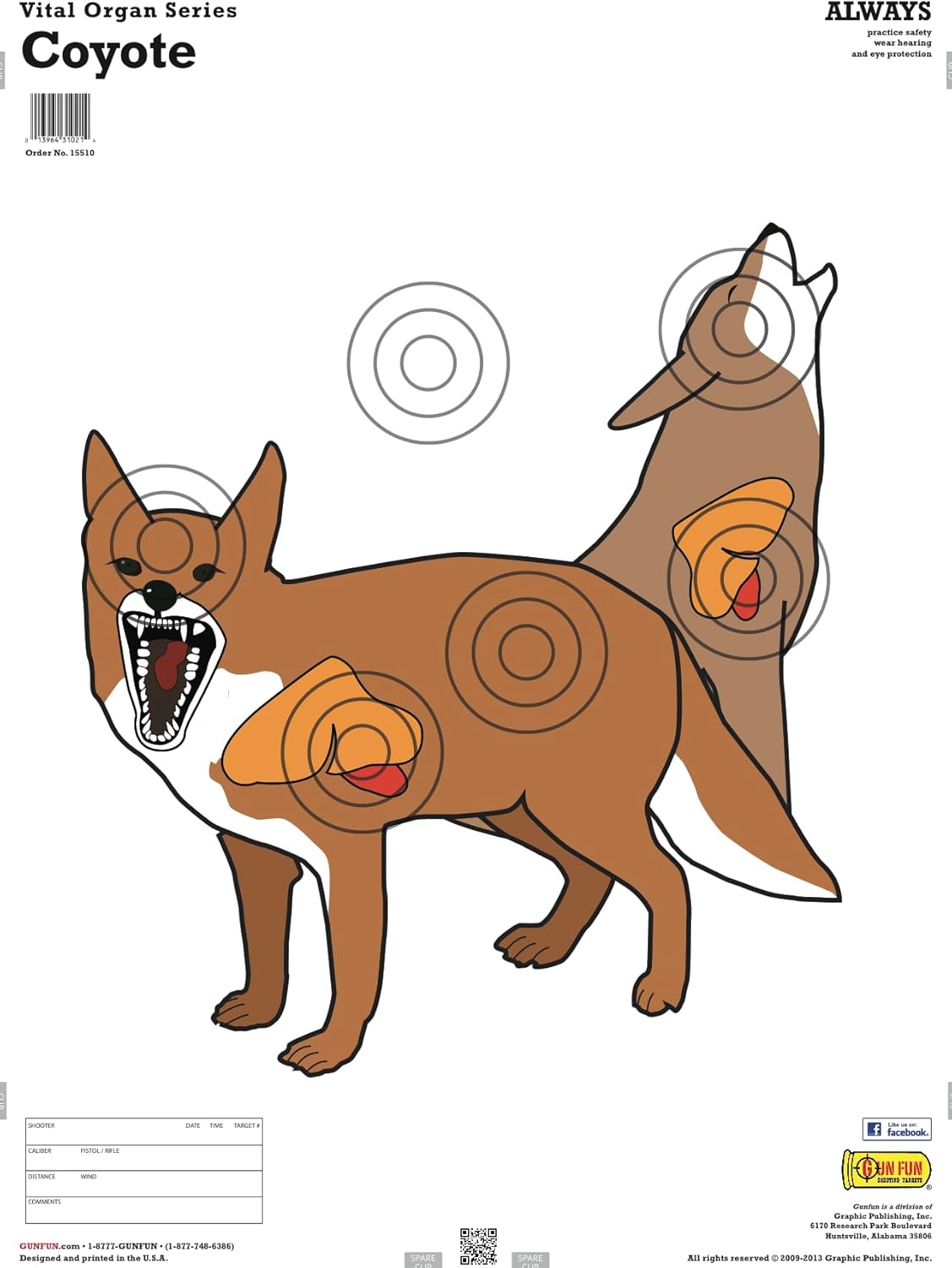 Animals with Vital Organs Series - 19" x 24" 10 Pack