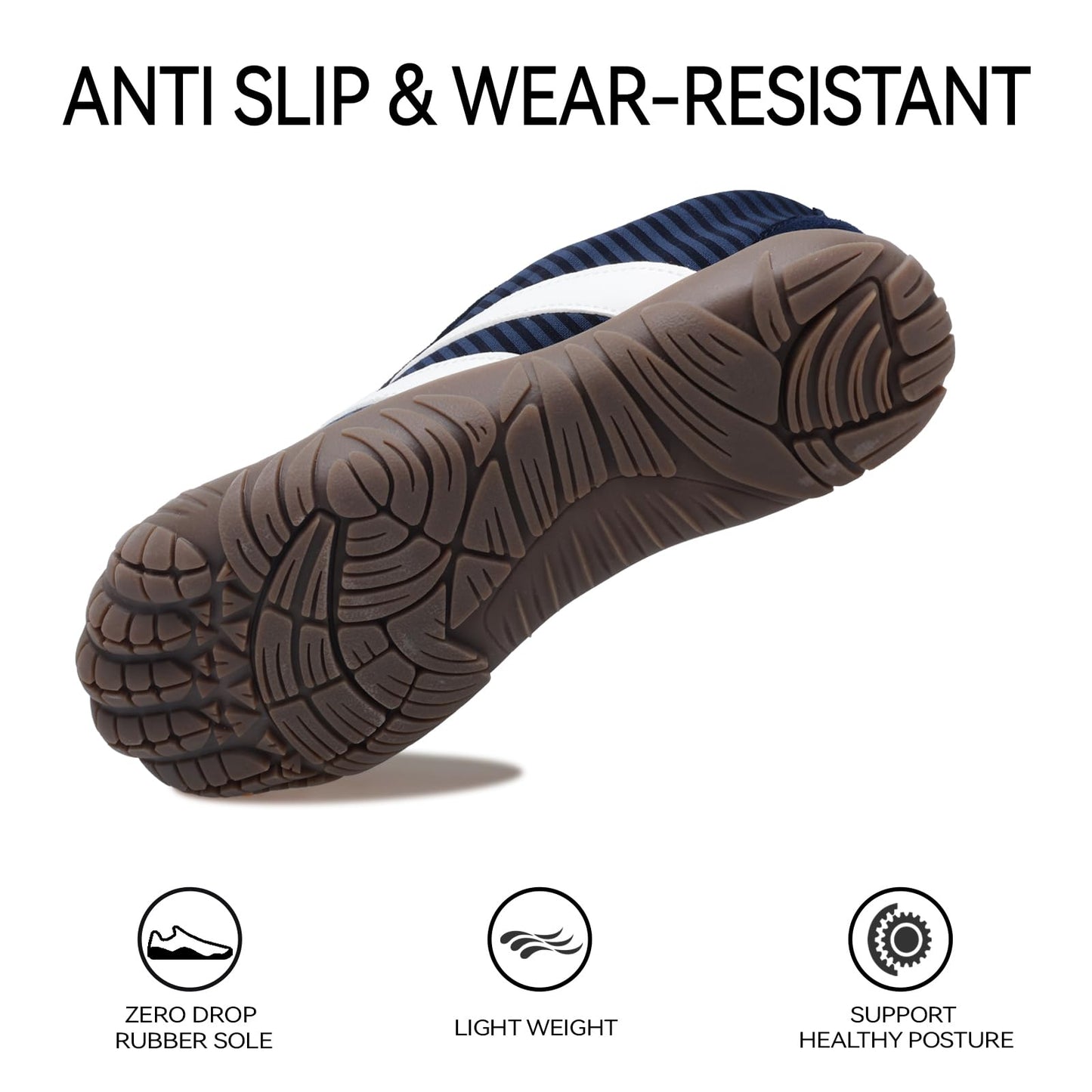 Barefoot Shoes Women Casual Sneakers,Wide Toe Box Shoes Women Zero Drop Barefoot Shoe Men,Minimalist Trail Running Shoe,Non-Slip Lightweight Breathable Comfortable Fashion Walking Hiking Shoes Unisex