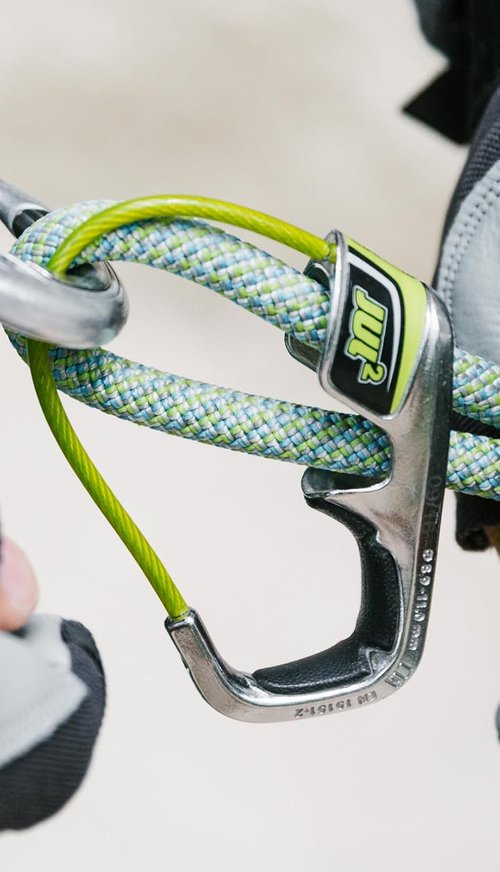 Edelrid Jul 2 Climbing Belay Device - Green/Silver, 2017 Model for Safety & Performance