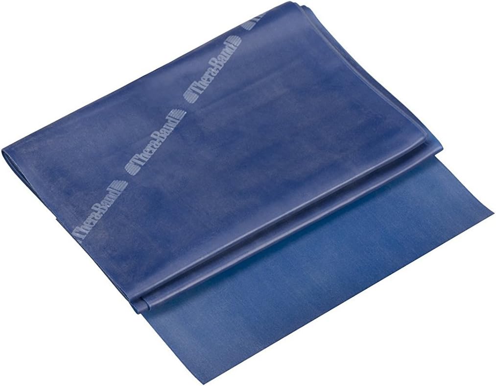 THERABAND Professional Resistance Bands - 5ft Latex Elastic for Home Workouts, Rehab & Pilates (15/30 Count)