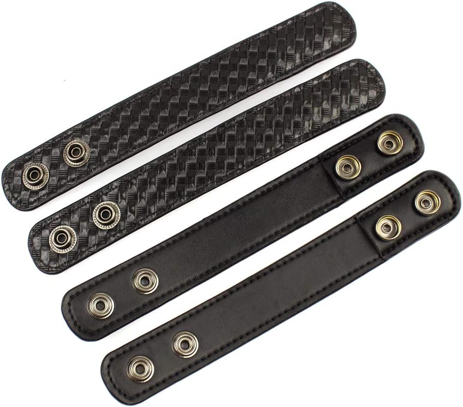 ROCOTACTICAL Double Snap Belt Keepers, Duty Keepers Fit 2.25" Duty Belt, 4-Pack