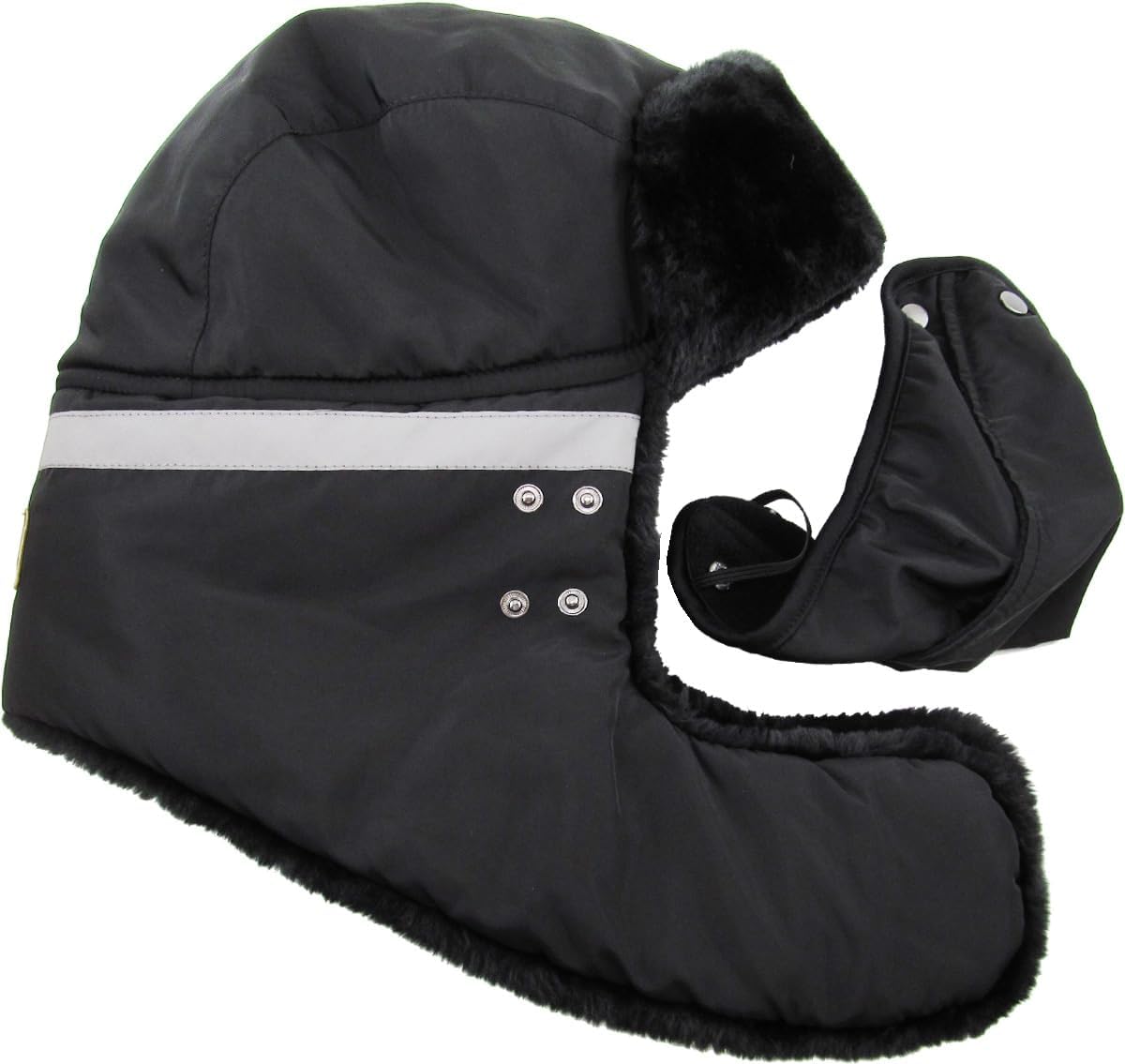 Hi Viz Trapper Warm Workwear Cold Windproof Winter Aviator Trooper Hunting Hat Ushanka Bike