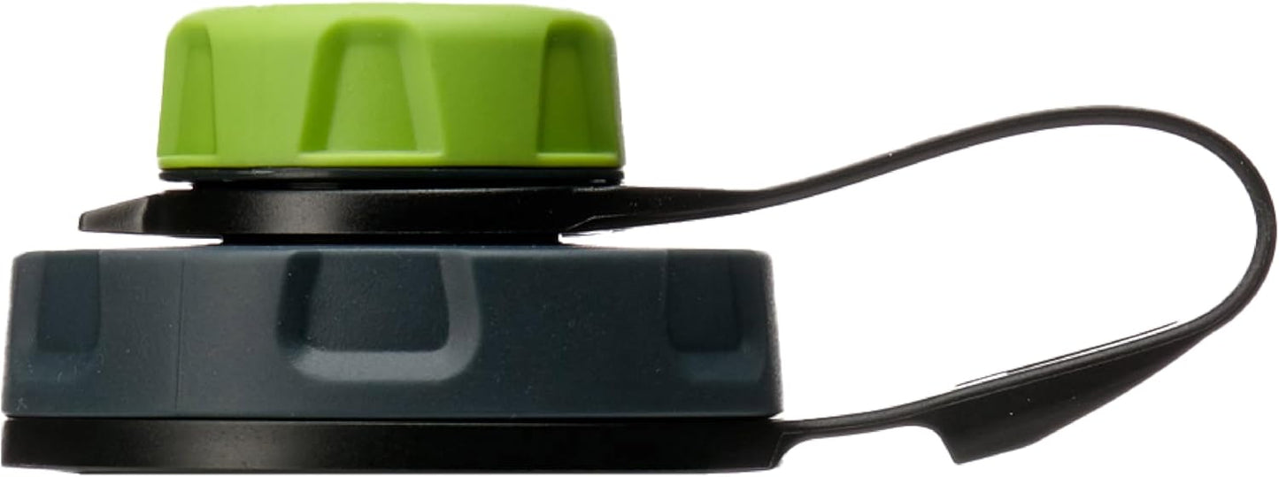 humangear capCAP+ | Converts Wide-Mouth Openings | Secure Easy Open | Food-Safe Material | Water Bottle Accessory Lid