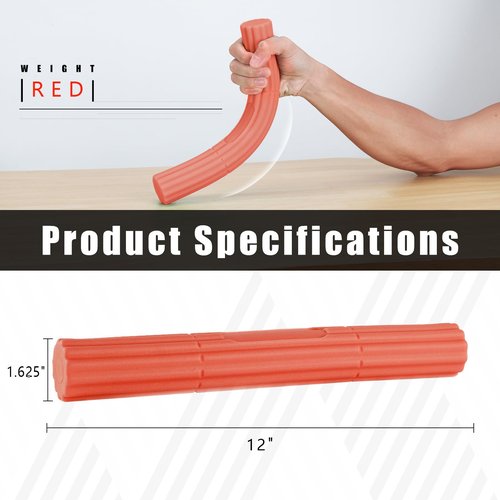 benlexben Flex Therapy Bar，Tennis Elbow Therapy Bar,Relieve Tendonitis Pain & Improve Grip Strength, Resistance Bar for Golfers Elbow, Tendonitis, Wrist, Forearms Pain Relief