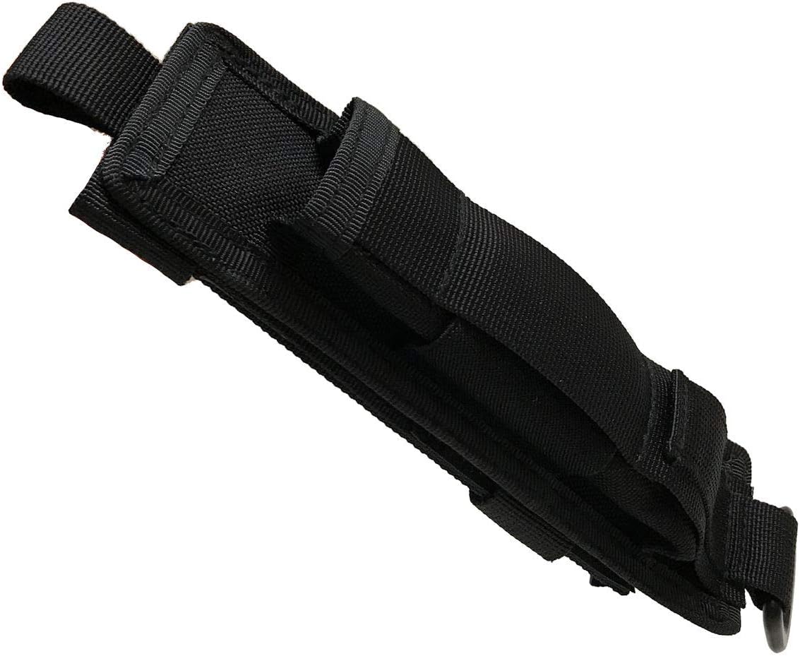 Expandable Baton Holder Pouch - Miles Tactical ASP Molle for Flashlights & Batons
