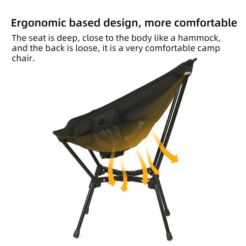 ROCK CLOUD Portable Camping Chair Lightweight Folding Chairs Outdoor for Camp Hiking Backpacking Lawn Beach Sports