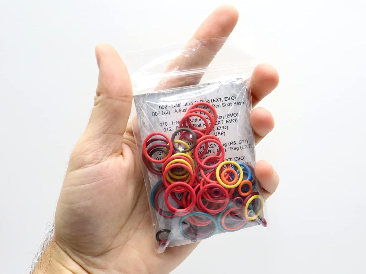 Piranha USP, R6, GTI, GSX, SRT, EXT, EVO - Color Coded 3X Oring Rebuild Kit