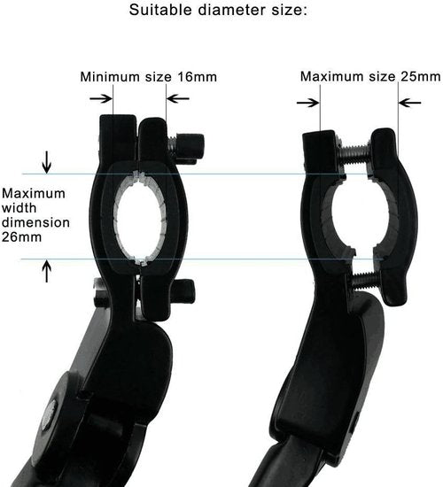 BlueSunshine Bicycle Adjustable Alloy Road Mountain Bike Bicycle Kickstand Side Kickstand Fit for 22" 24" 26"