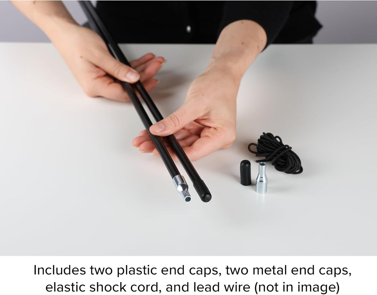 Coghlan's Tent Pole Repair Kit for Lightweight and Durable Emergency Fiberglass or Aluminum Tent Pole Replacement with Shock Cord and Splint – Ideal for Camping and Backpacking