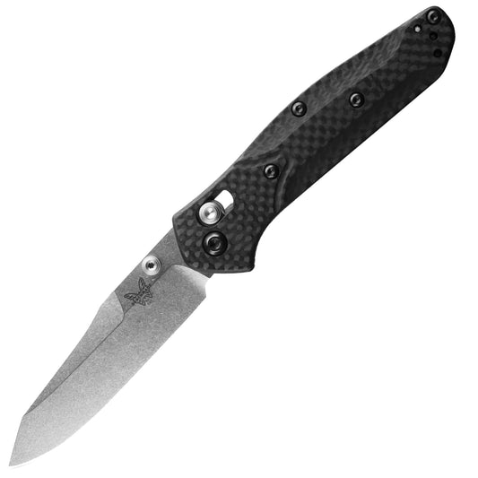 Benchmade - Mini Osborne 945 Folding Knife with Black Carbon Fiber Handle (945-2)