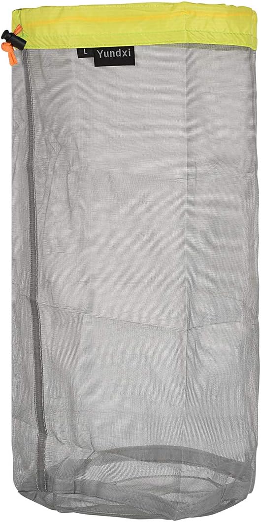 Ultra Light Stuff Sacks Nylon Mesh Drawstring Storage Bag S M L XL XXL for Camping Travel Hiking Outdoor Sports