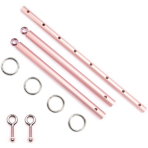 Rose Gold Adjustable Spreader Bar Set, EXREIZST Suitable for Sets Sports Training Fitness Gear Home Gyms