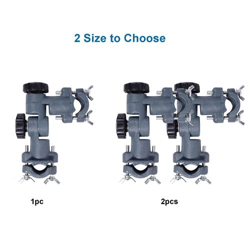 Ragyzity Strong Umbrella Bracket - 360 Degree Rotation, Lures Dish/Flashlight Holder for Fishing, Tank, Chair (2pcs)